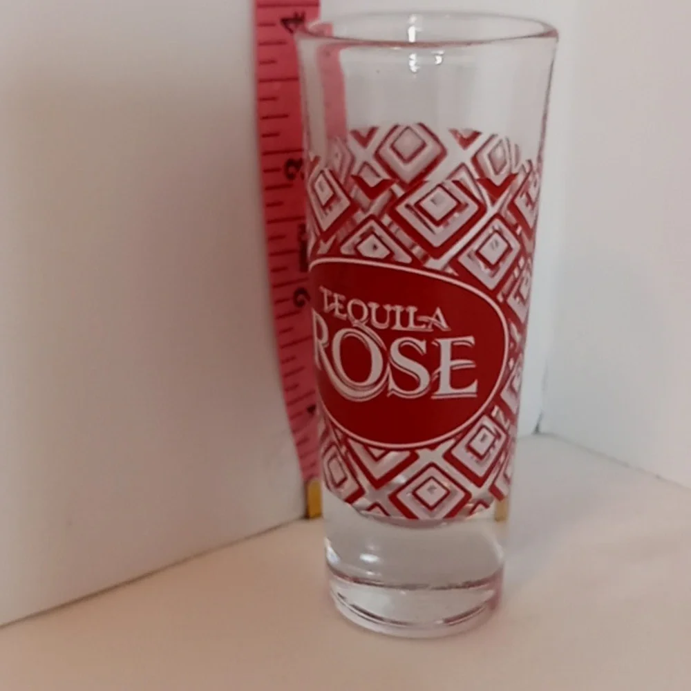 Tequila Rose Mechandise Novelty Collectible Tall Shooter Shot Glasses Set Of 4